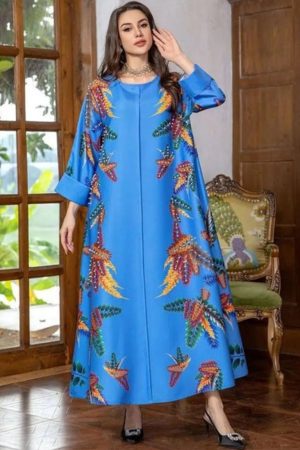 Adorned Abaya for Party Elegance