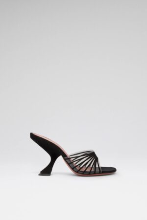 Mookie Slipper 90 White Nappa And Transparent Pvc