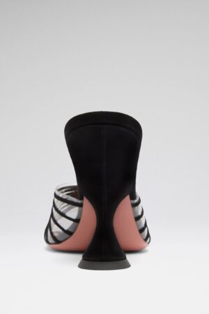 Mookie Slipper 90 White Nappa And Transparent Pvc