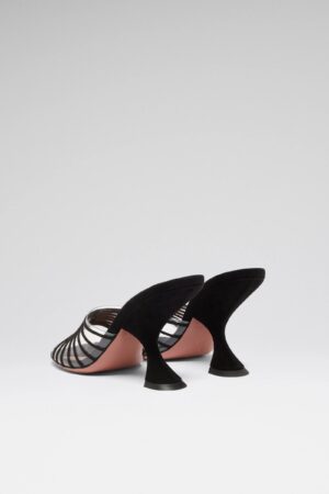 Mookie Slipper 90 White Nappa And Transparent Pvc