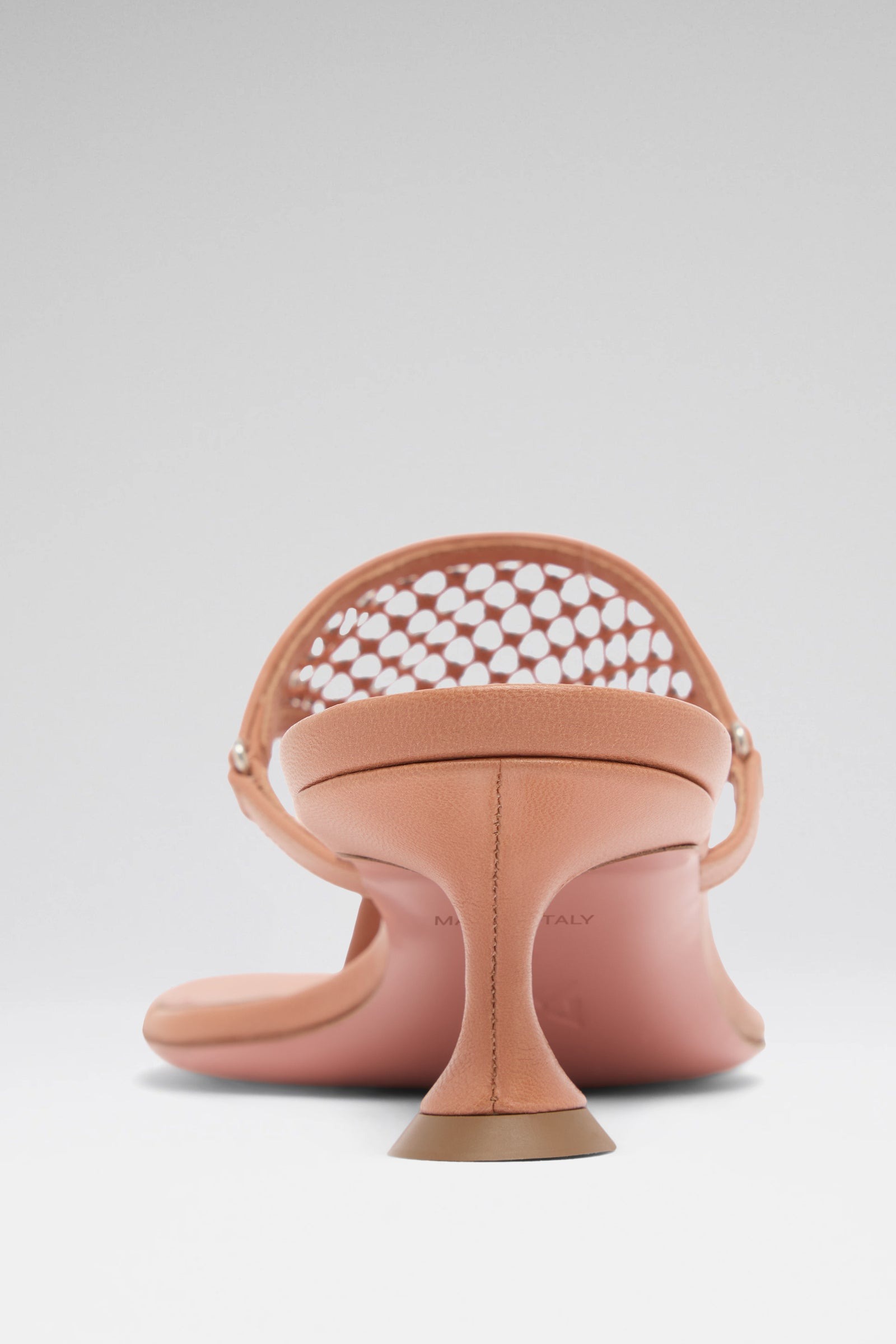 Cameron Crystal Net Sandal Latte Nappa - Image 3