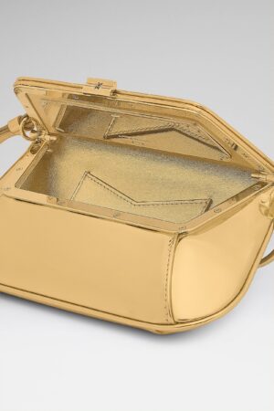 Ami Mini Shoulder Bag Black Satin