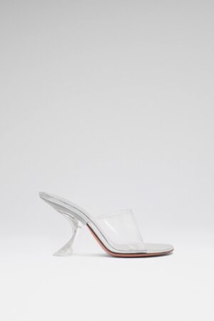 Taylor Glass Slipper 90 Transparent Pvc