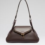 Gemini Shoulder Bag Coffee Nappa - Dark Brown