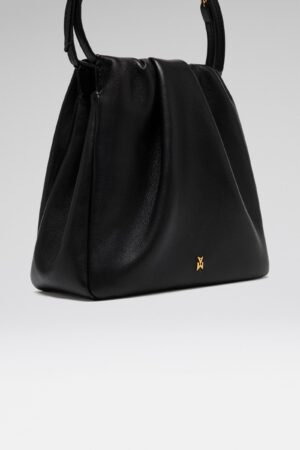 Vittoria Coffee Nappa and Gold Hardware