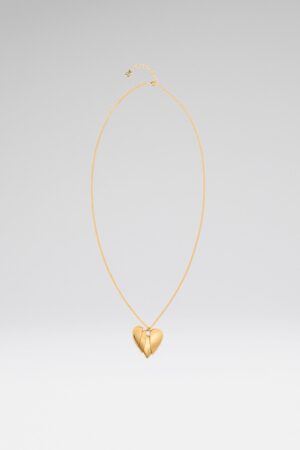 Heartbreaker Necklace With Gold Base